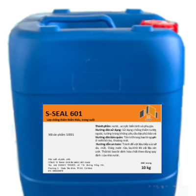S-SEAL 601 _ Chống thấm trong suốt 1K gốc acrylic